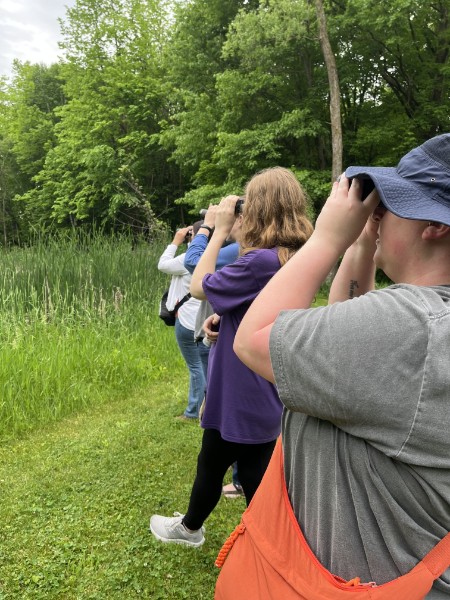 Intro to Birding class at Avon Hills Folk School